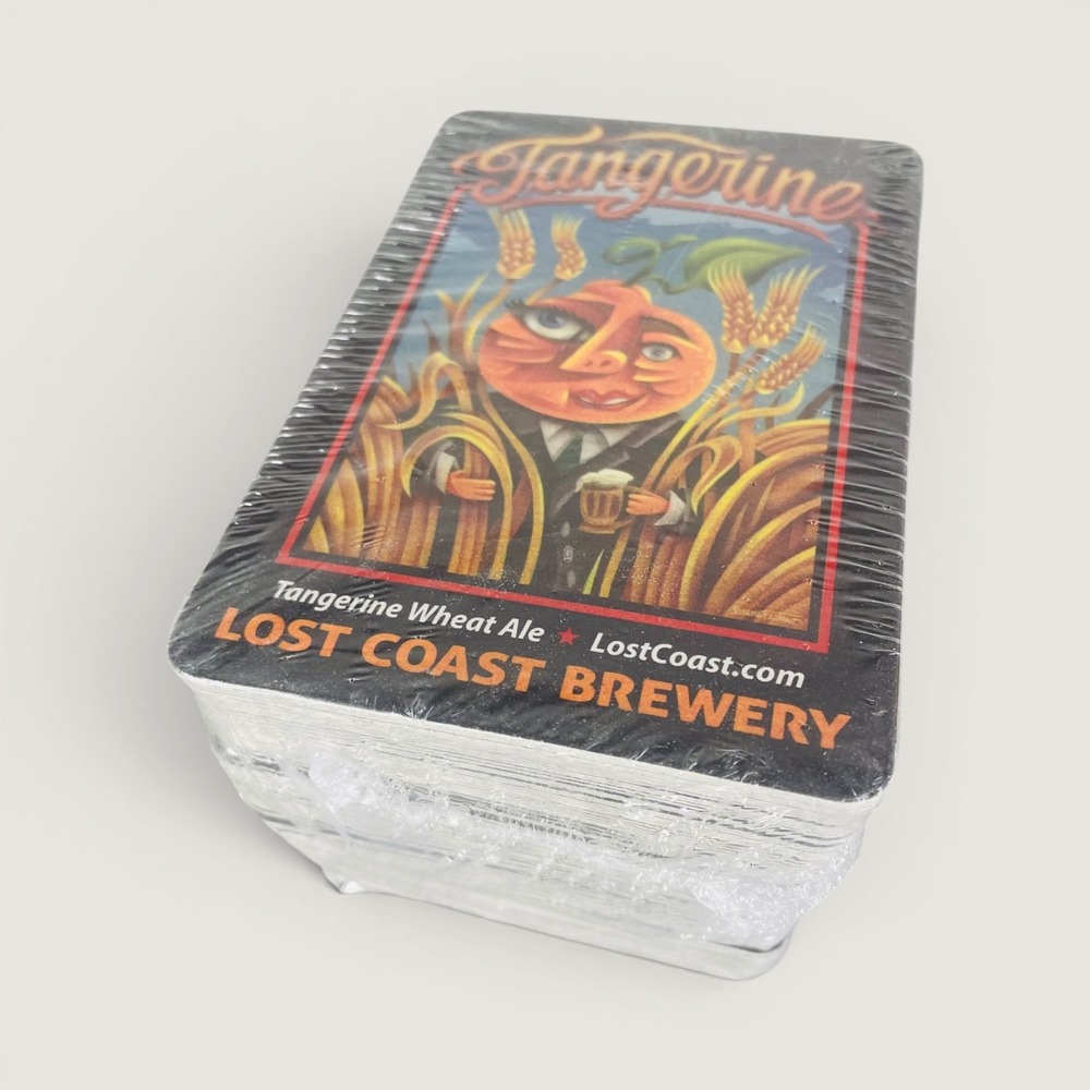 Lost Coast Brewery Beer Coasters Bulk Lot Tangerine Wheat Great White Bars Decor